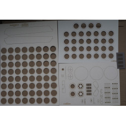 "Panther" Ausf.G – the German medium tank – a laser cut frame parts