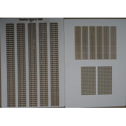 "Panther" Ausf.G – the German medium tank - a laser cut track parts