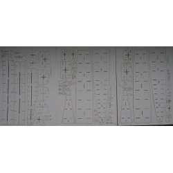 IJN “Furutaka” – the Japanese heavy cruiser – a laser cut parts