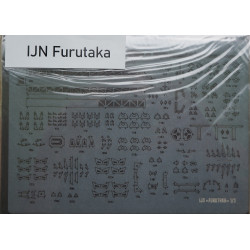 IJN «Furutaka» - японский тяжелый крейсер – дополнительные детали, вырезанные лазером