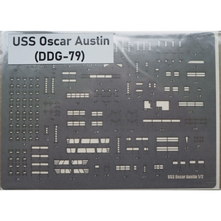 USS “Oscar Austin” (DDG-79) – the US guided missile destroyer – a laser cut additional parts