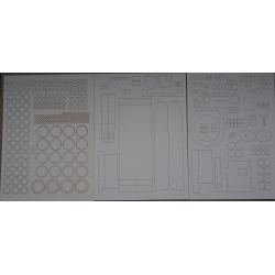 Pz. Kpfw. IV. Ausf. H - the German medium tank – a laser cut parts