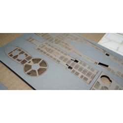 U-Boot VIIc U-570/ HMS "Graph" – the German/ British submarine – a laser cut parts