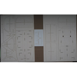 "Hollandia" – the Netherlands container ship – a laser cut parts