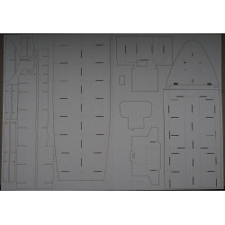 "Hollandia" – the Netherlands container ship – a laser cut parts