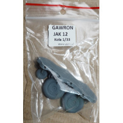 Jakovlev Jak-12A/ Jak-12M/ PZL-101 „Gavron“ – 3D spausdintos ratų detalės