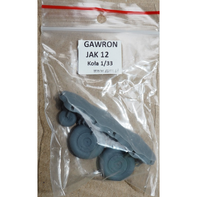 Jakovlev Jak-12A/ Jak-12M/ PZL-101 „Gawron“ – 3D spausdintos ratų detalės