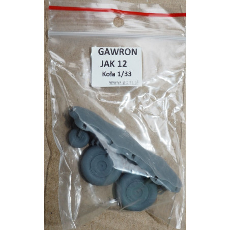 Jakovlev Jak-12A/ Jak-12M/ PZL-101 „Gawron“ – 3D spausdintos ratų detalės