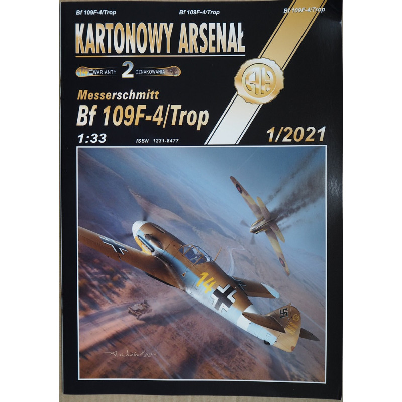 Messerschmitt Bf-109F-4/Trop – Vokietijos naikintuvas