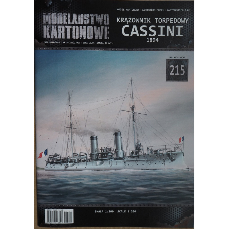 “Cassini” – the French torpedo cruiser of 1894