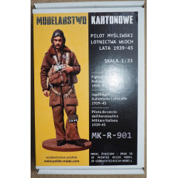 Italijos naikintuvo pilotas (1939 – 1945 metai)  – 3D spausdinta figūrėlė