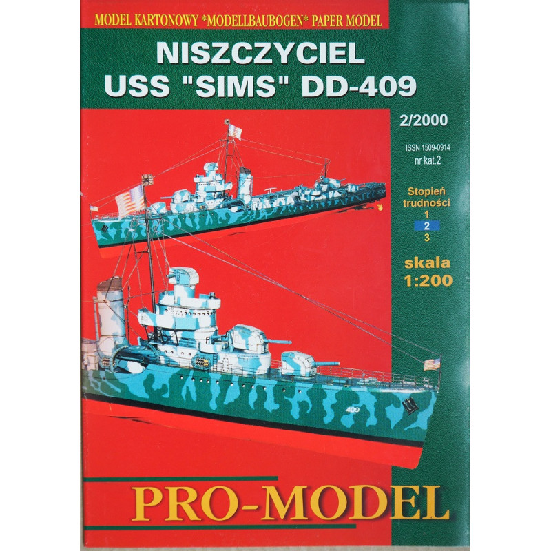 USS «Sims» (DD-409) — американский эсминец