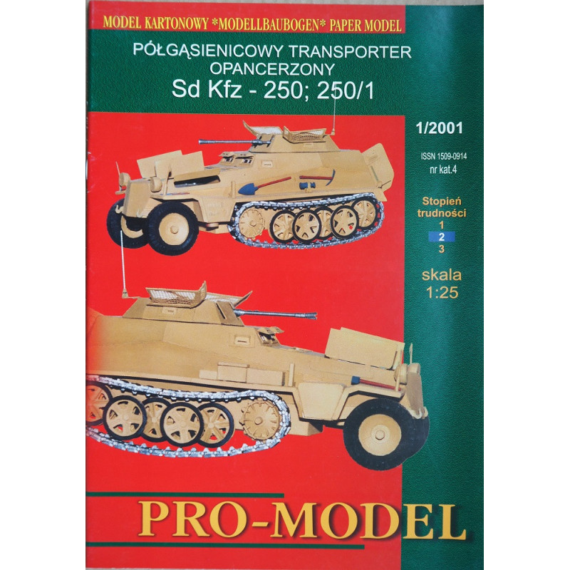 Sd. Kfz. 250 and 250/1 - the German armored transporter