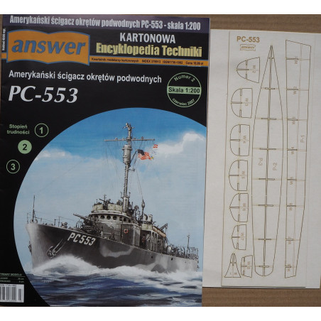 PC-553 – amerikiečių povandeninių laivų medžiotojas – rinkinys
