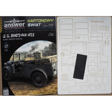 Le. Gl. Einheitz-PKW Kfz.2 – немецкий внедорожник — набор