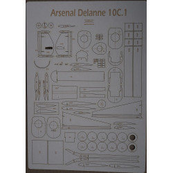 «Arsenal Delanne 10c.1» - французский экспериментальный истребитель – набор