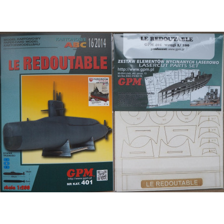"Le Redoutable" – the French nuclear submarine – a set