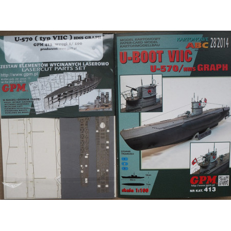 U-Boot VIIc U-570/ HMS „Graph“ – Vokietijos/ Didžiosios Britanijos povandeninis laivas – rinkinys