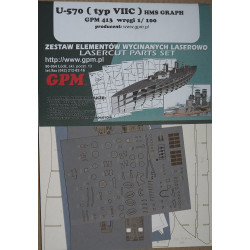 U-Boot VIIc U-570/ HMS „Graph“ – Vokietijos/ Didžiosios Britanijos povandeninis laivas – rinkinys