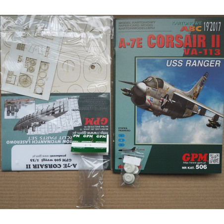 Vought A-7E "Corsair II"–the US carrier-based attack aircraft (from the VA-113 USS "Ranger" air group) – a set