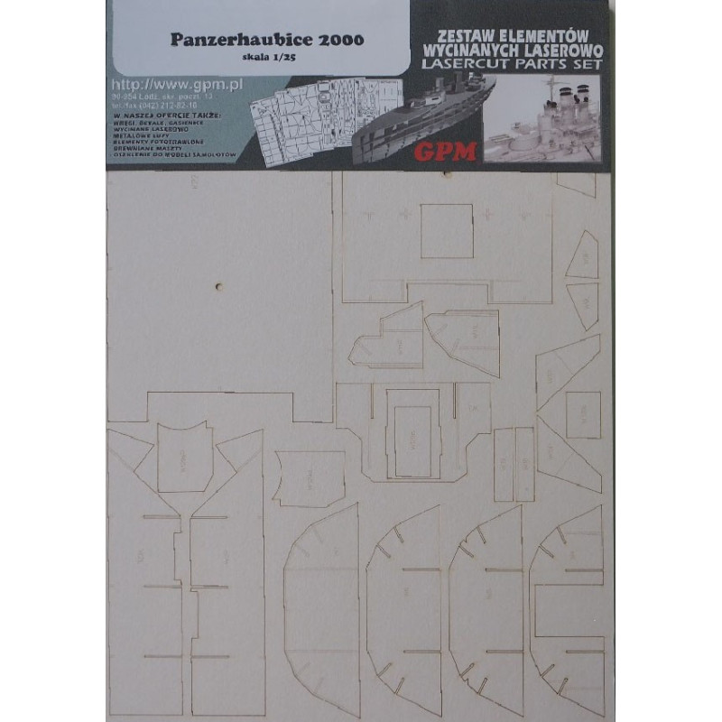 PzH-2000 „Panzerhaubitze“ – the German self-propelled howitzer - а laser cut parts PzH-2000 „Panzerhaubitze“ – the German self-propelled howitzer - а laser cut parts