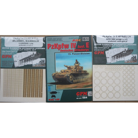 Pz. Kpfw. IV. Ausf. E (Africa corps) – the German medium tank – a set