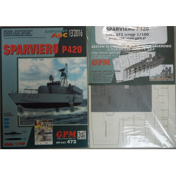 P420 "Sparviero" – the Italian rocket cutter – hydrofoil – a set