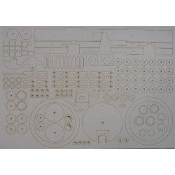 PzH-2000 „Panzerhaubitze“ –  the German self-propelled howitzer - а laser cut parts