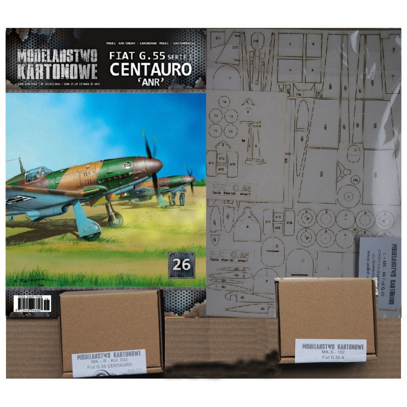 FIAT G.55 Serie 1 „Centauro“ ANR – Italijos naikintuvas – rinkinys Nr. 1.