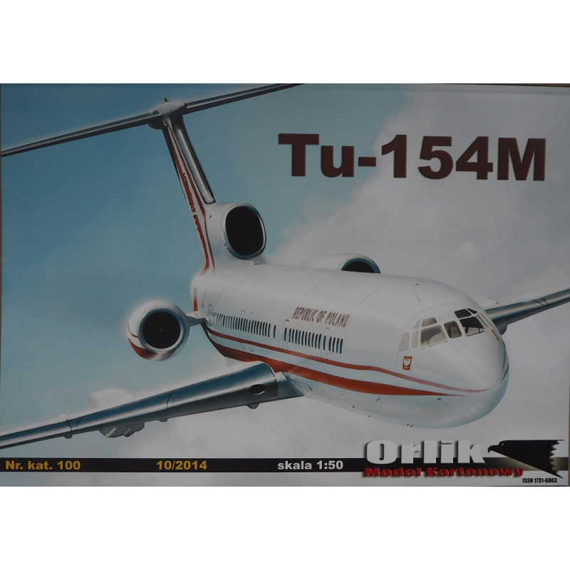 Tupolev Tu-154M – TSRS/ Lenkijos keleivinis lėktuvas (kreidinė spauda)