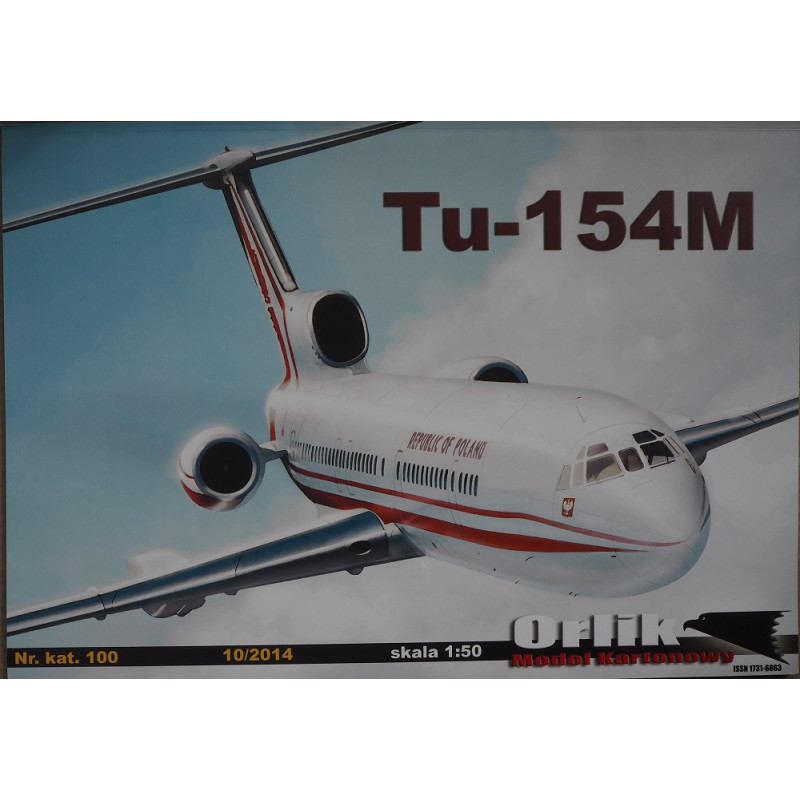 Tupolev Tu-154M – the USSR/ Polish passenger aircraft (offset print)