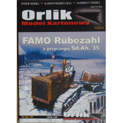 FAMO "Rubezahl" and Sd. AH. 35 – the German tracked tractor with trailer - tank