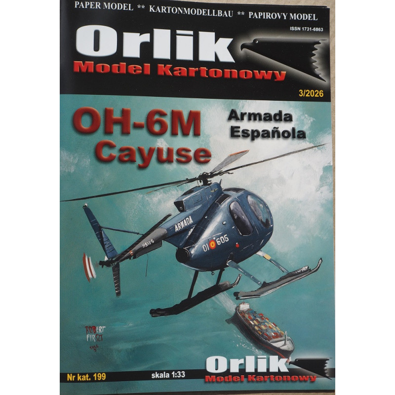 Hughes OH-6M „Cayuse“ – JAV / Ispanijos lengvasis žvalgybinis sraigtasparnis