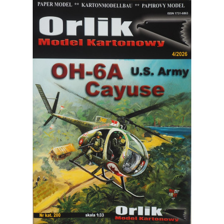 Hughes OH-6A "Cayuse" - the US Army light reconnaissance helicopter
