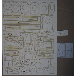 Martin Baker MB-5 – the British Experimental Fighter – a Laser Cut Parts