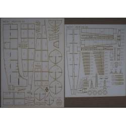 Bell X-1 "Glamorous Glennis" – the US experimental rocket plane – a laser cut parts