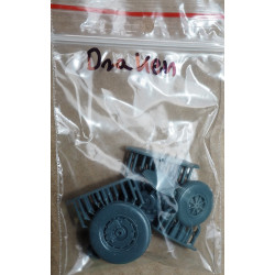 SAAB J-35F “Draken” – the Swedish fighter – interceptor – a 3D printed wheels