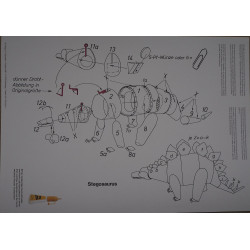 Brachiosaurus and Stegosaurus – the extinct animals – dinosaurs