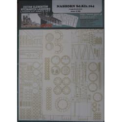 Sd. Kfz. 164 „Nashorn“ - the German tank destroyer - a laser cut parts