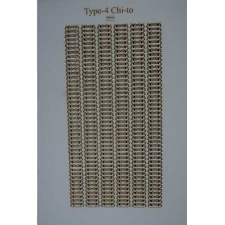 Typ 4 "Chi-To" – the Japanese medium tank - a laser cut track parts