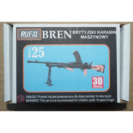 „Bren“ – Didžiosios Britanijos lengvasis kulkosvaidis – plastmasinė detalė