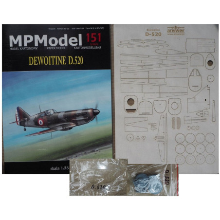 Dewoitine D.520 – the French fighter – a set