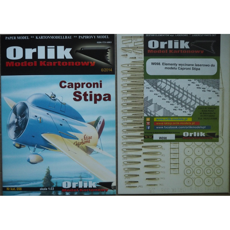 Caproni "Stipa" - the Italian experimental aircraft – a set