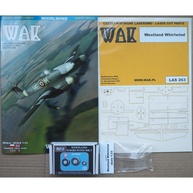 Westland „Whirlwind“ FB Mk.Ia – the British fighter – a set