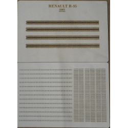 Renault R-35. 1939 model - the French light tank - a laser cut track parts