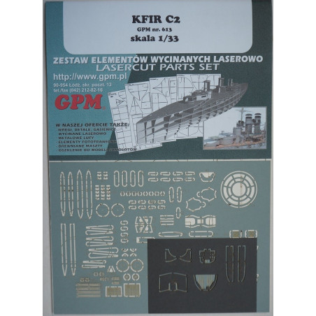 „Kfir“ C2 – Israel AF fighter - a laser cut details