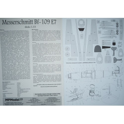 Messerschmitt Bf-109E-7 – the German fighter