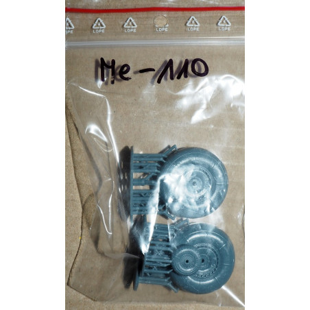 Messerschmitt Bf-110E - Vokietijos sunkusis naktinis naikintuvas – 3D spausdinti ratai