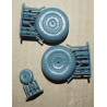 Messerschmitt Bf-110E - the German heavy night fighter – a 3D printed wheels