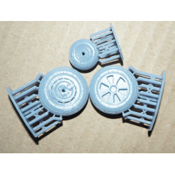 MIG-21bis – the USSR/ Hungarian fighter – a 3D printed wheels